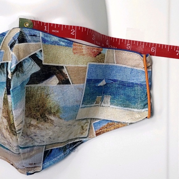 Beach Lovers Double Layered Reversible Face Mask - Picture 2 of 7